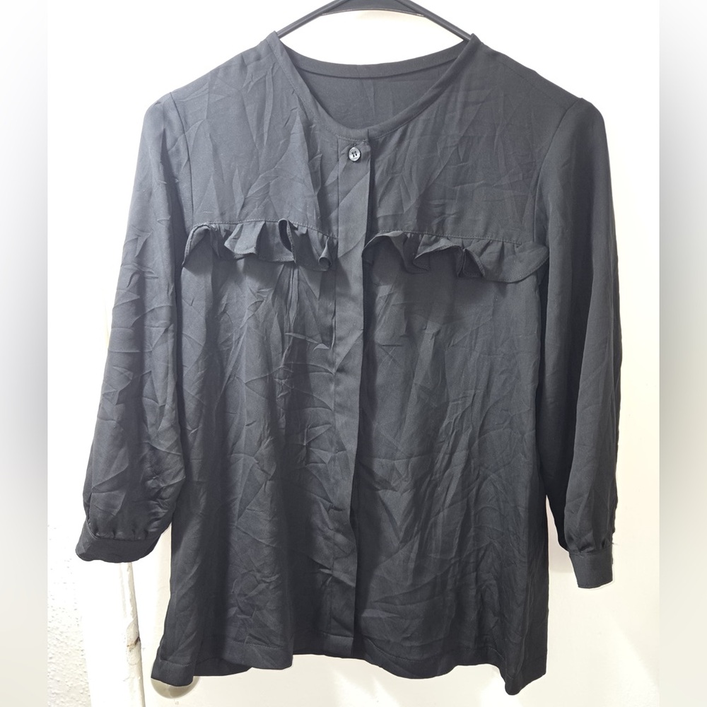 Elegant Black Women's Top